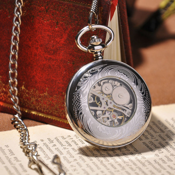 The Mechanical Silver Pocket Watch