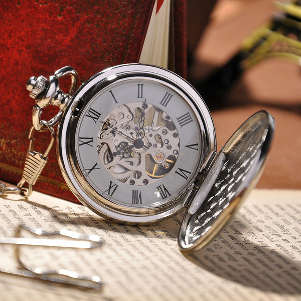 The Mechanical Silver Pocket Watch