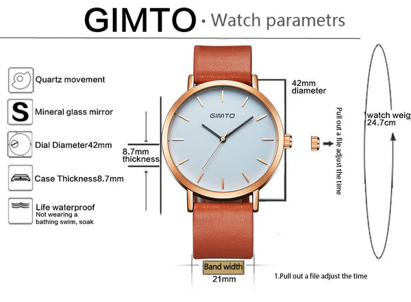 Chrono Luxury Brown Watch